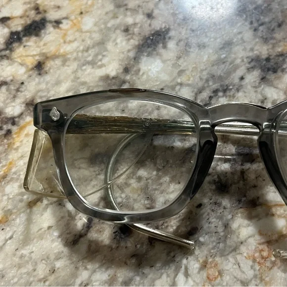 American Optical Vintage Safety Eyeglasses circa 50s Rare Find Sz 48 Frame USA